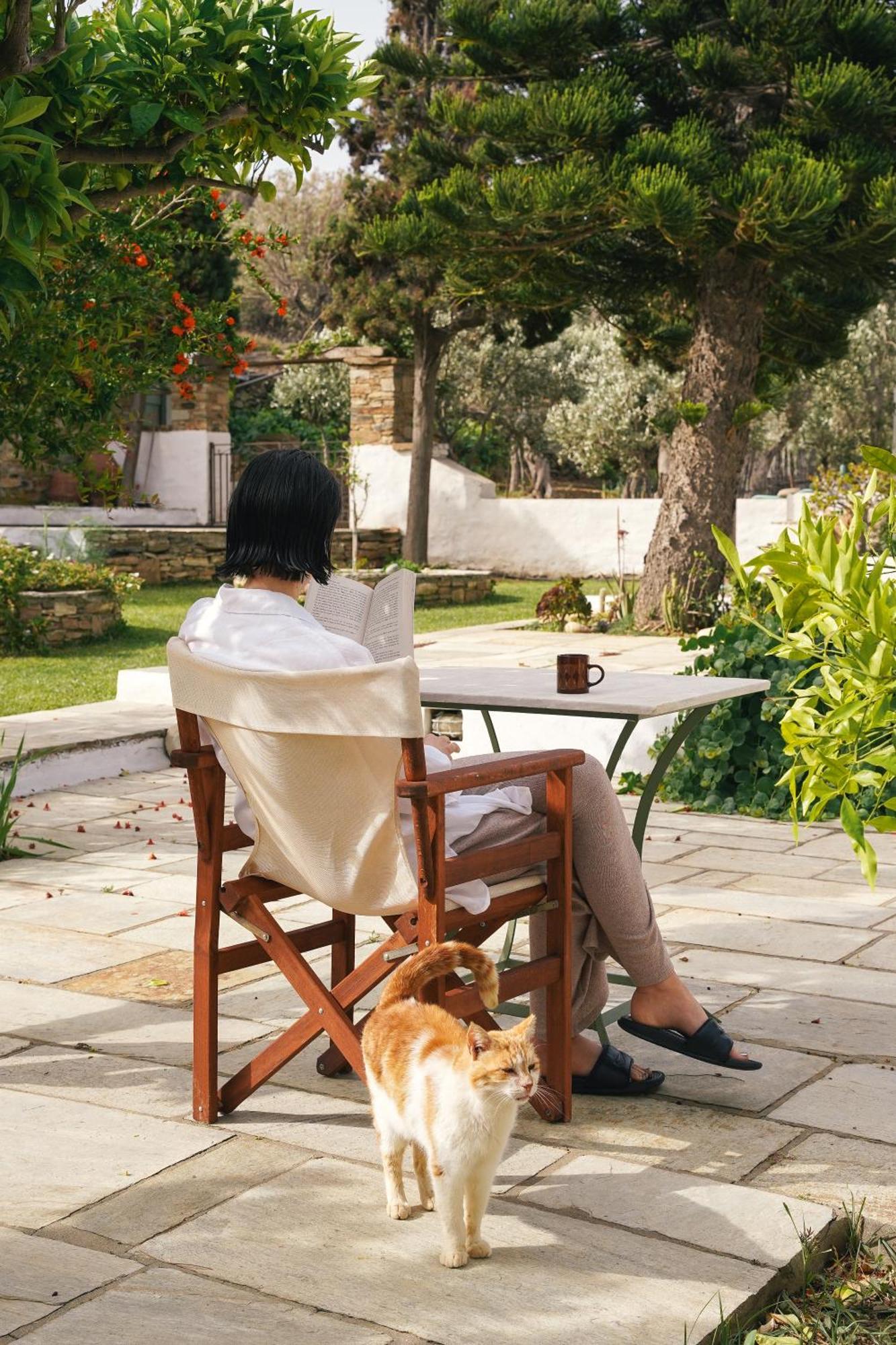 Romano garden house Agios Romanos Buitenkant foto